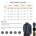 thumbnail image 2 of GrmtClth Jackets for Men Vintage Full Zip Lapel Trucker Jackets Rugged Baggy Streetwear with Pockets Black M, 2 of 4