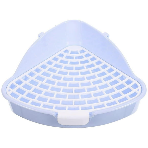 Rabbit Litter Box Bunny Triangle Potty Trainer Corner Plastic Litter Box