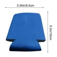 thumbnail image 3 of Plastic Can Cooler Sleeve,330ml Standard Size Foldable Insulated Drink Holder,Blank Soda Beer Can Cozie for Pool Beach BBQ Picnic Outdoor Party Daily Use, 3 of 6