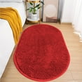 thumbnail image 5 of Clearance!IHXUXE Home Decor, Soft Bedroom Rugs Shaggys Rugs For Bedroom Oval Rugs Bath Carpet Living Room Runner Rug Soft Comfortable Water Absorption Non Slip Thick Machine Washable, 5 of 8