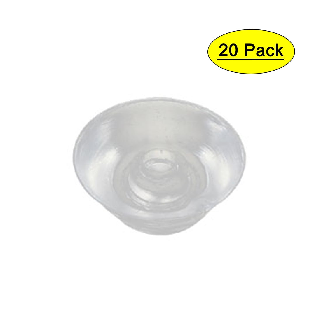 Furniture Chair Legs Non-Slip Rubber Cover Tip Foot Floor Pads 15mmx5mm 20pcs