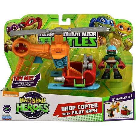 Playmates Pre Cool Drop Copter W/ Raph