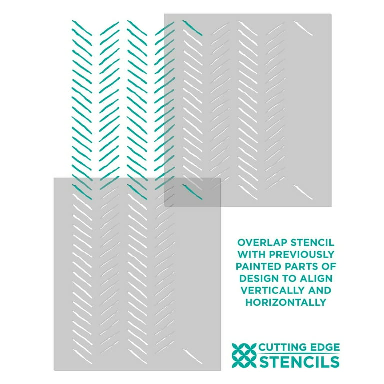 Hand Drawn Chevron Wall Stencil - Walmart.com hand-drawn-chevron-wall-stencil-walmart-com