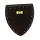 thumbnail image 2 of Regla de plantilla para cejas reutilizable negra profesional de bolsillo accesorios para Forma de V, 2 of 9
