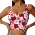 thumbnail image 2 of Picia Rose Sports Bra for Women,Padded Strappy Sports Bras Medium Support Yoga Bra with Removable Cups,Running Yoga Bra-X-Large, 2 of 9