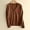Brown, variant on NTACZA Oversized Sweaters for Women Button Down V Neck Black Cardigan Sweater Heart Print Jumper for Women L