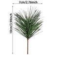 thumbnail image 3 of 8Pcs Artificial Pine Needles Branches 4 Inch, Lifelike Fir Greenery Picks for Christmas Wreaths Centerpieces, Small Pine Twigs Stems for Holiday Tree Arrangements Home Decor Use, 3 of 7