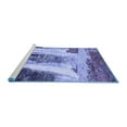 thumbnail image 2 of Ahgly Company Machine Washable Indoor Rectangle Abstract Blue Modern Area Rugs, 5' x 8', 2 of 4