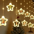 thumbnail image 7 of Christmas Decoration Lights,9.97 Ft 8 Modes USB Plug Curtain Hanging Lights,120 LED Christmas Decorations Fairy Light with DIY Christmas Decor for Outdoor Indoor Party Home Decoration, 7 of 7