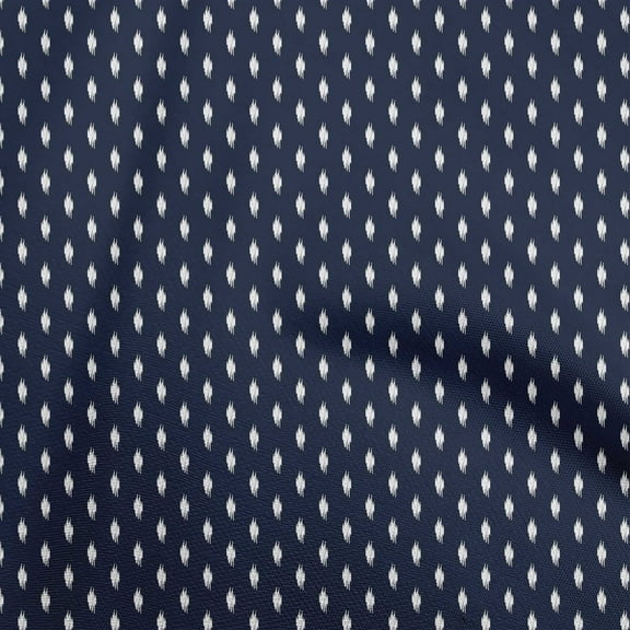 oneOone Cotton Flex Black Fabric Asian Ikat Dress Material Fabric Print Fabric By The Yard 40 Inch Wide