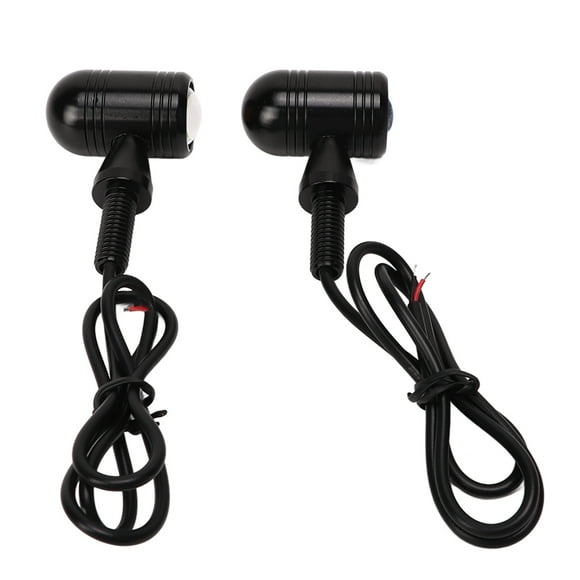 LED Turn Signal Indicators, Universal LED Blinkers Aluminum Alloy Shell Shock Resistant High Brightness for Scooter Sports Motorcycle Type 2