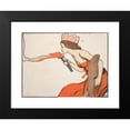 thumbnail image 2 of Johann Christian Reinhart 24x19 Black Modern Framed Museum Art Print Titled - In the Park of Palazzo Chigi (1804), 2 of 5