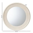 thumbnail image 4 of Baxton Studio Grazia Modern Mirror, Pearl White, 4 of 4