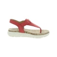 thumbnail image 3 of Naturalizer Womens Lincoln Nubuck Thong Platforms Pink 12 Wide (C,D,W), 3 of 3