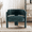 green, variant on ENYLAY Mid Century Modern Accent Barrel Chair, Upholstered Sherpa Armchair with Curved Backrest & 3 Legs, Cozy Reading Chair for Bedroom Living Room (Brown)