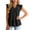 Black#02, variant on Summer Tank Tops for Women Oversized V Neck Ruffle Sleeveless Shirts Casual Solid Plus Size Loose Quickly Dry Breathable T Shirts Elegant Tanks Blouses
