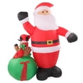 thumbnail image 3 of Inflatable Santa Elk Built in LED Weatherproof Fade Resistant Inflatable Christmas Decoration for Lawn Yard 100‑240V UK Plug, 3 of 22