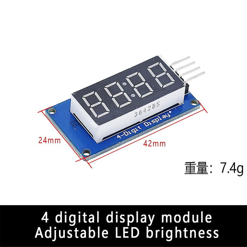 Modulo Display TM1638 A 8 Bit LED Con 8 Tasti - Per AVR Arduino - Nuovo