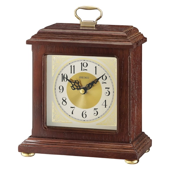 Seiko Dapper Carriage Clock Quartz Traditional Analog QXG147BLH