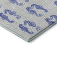 thumbnail image 4 of Addison Rugs Mayfield Washable Coastal Seahorses Blue Rectangle Rug, 10' x 14', 4 of 6