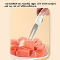 thumbnail image 5 of Kitchen Gadget Watermelon Cutter Stainless Steel Melon Slicer Fruit Clip Blocker Multi-Functional Household Fruit Divider, 5 of 10