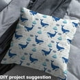 thumbnail image 2 of Manfei Kids Cartoon Whale Fabric by the Yard (2 Yards), Ocean Animal Decorative Fabric by the Yard, Sea Wildlife Sewing & Crafting Fabric, 2 of 6