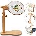 thumbnail image 3 of Embroidery Hoop Stand - Rotated Cross Stitch Stand Lap, Easy to Use Natural Beech Wood Embroidery Hoop Holder, Hands Cross Stitch Stand for Art Craft Sewing Needlework Projects, 3 of 4