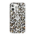 thumbnail image 1 of iPhone 13 Case for Women Girls, Clear Leopard Cheetah Pattern Cute Design Hard Back Soft TPU Bumper Protective Shockproof Phone Case for iPhone 13 Pro Max,Black Leopard, 1 of 8