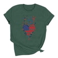 thumbnail image 4 of Womens American Flag Shirt 4th of July Shirts USA Patriotic Tee Tops, 4 of 6