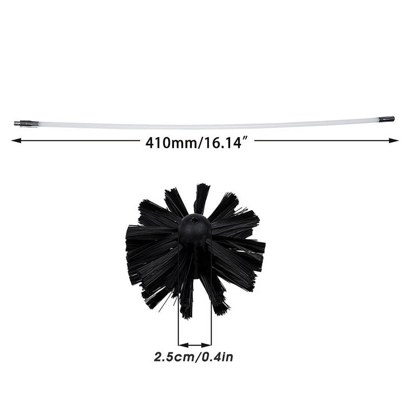 Pipes Brush Kit Chimney Cleaner Kit Flexible Inner Wall Nylon Rods Stoves Sweep Chimney Cleaner Cleaning Tools