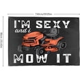 thumbnail image 2 of I'm Sexy and I Mow It Funny Lawn Mower Flags 3x5 Outdoor Flags 3x5 Outdoor Happy 3x5 Flag Outdoor Banner for Outside 3x5 Ft, Personalized Gifts for Women, white, 2 of 7