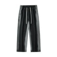 thumbnail image 5 of Vedolay Big and Tall Pants Men Workwear Drawstring Trousers Lightweight Pants Black,S, 5 of 5