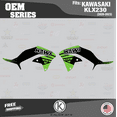 thumbnail image 4 of Kalair GFX Graphics Kit for Kawasaki KLX230 (2020-2024) Oem Series, 4 of 5