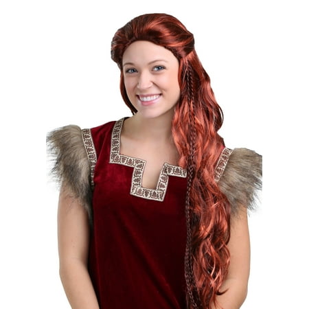 Red Viking Wig for Women