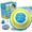 Cyan/Yellow, variant on Activ Life Pool B Fun Water Games Toys for Kids and Adults Pink Purple