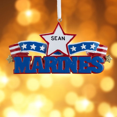 Personalized Marines Ornament