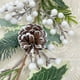 thumbnail image 3 of Inteprter Guirnalda versátil de bayas artificiales con piñas y hojas de acebo, espuma ecológica elegante Decoración del hogar A05611, 3 of 6