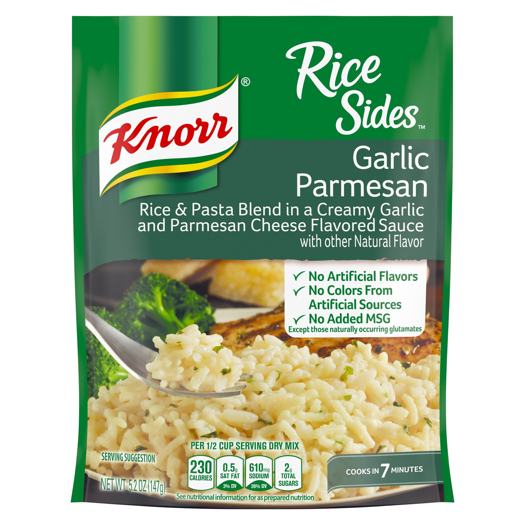 Knorr Rice Sides Garlic Parmesan 5.2 oz