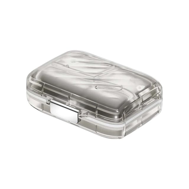 Ohufall Large Capacity Pill Organizer Portable Medication Storage Box Sealed Pill Container For Home
