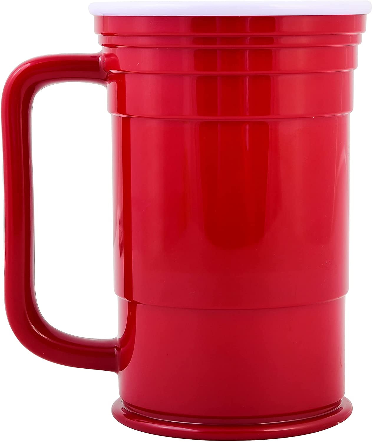 6 Plastic Reusable Drinking Mug 0,4 L Mix Bundle Party Mug Cup Plastic Cups 