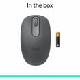 thumbnail image 3 of Logitech M196 Bluetooth Wireless Mouse, Compact and Portable Mouse for Laptops, Tablets and More, 12-Month Battery, Smooth Tracking, Compatible With PC and Mac, Windows and macOS (Graphite), 3 of 11