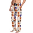 thumbnail image 5 of joogoo Men's Pajama Pants Basketballs Baseball Football Soft Long Sleep Lounge Pjs Bottoms M, 5 of 7