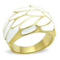 thumbnail image 1 of IP Gold Ion Plating Brass Ring with No Stone, Size 8, 1 of 1
