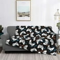 thumbnail image 2 of Honeii Cool Gamepad print throw blanket, crafted from cozy cotton flannel, offers versatile home decor as a bedding suitable for all seasons.-50"x40", 2 of 6