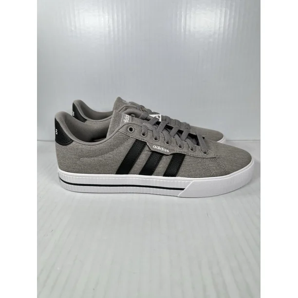 Size 8.5 Mens Ad-id-as Daily 3.0 Low Shoes Casual Lifestyle Gray Black FW3270 NEW
