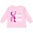 thumbnail image 3 of Inktastic Breast Cancer Awareness I Support My Nonna with Pink Ribbon Boys or Girls Long Sleeve Toddler T-Shirt, 3 of 5