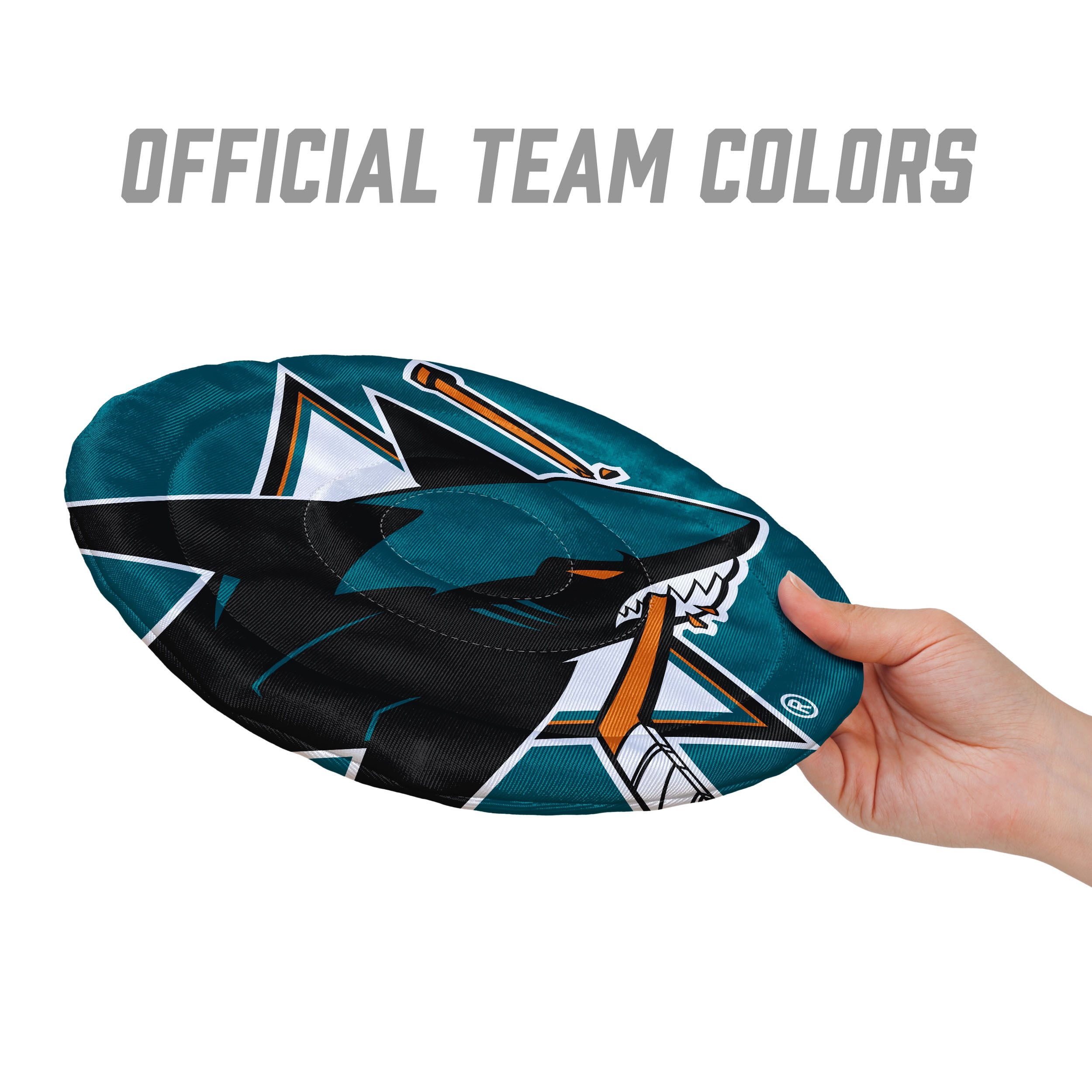 YouTheFan NHL San Jose Sharks Flimzee Bean-Bag Flying Disc