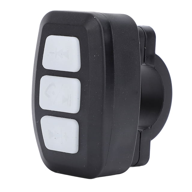 Controlador de Teléfono BT, Control Remoto de Ciclismo Impermeable IPX6 para O, Recargable, Inalámbrico, multifuncional Con Soporte, Para Control de Música del Volante de La