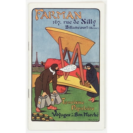 Cover Design Farman Aviation Brochure Poster Print By ®The Royal Aeronautical SocietyMary (The Best Brochure Design)