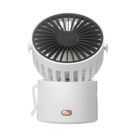 

Shebeky Fan Mini Neck-hangingType Waist Hanging Desktop Adjustable Fan for Office